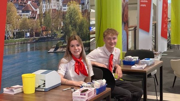 Unsere FaGe helfen beim Messen