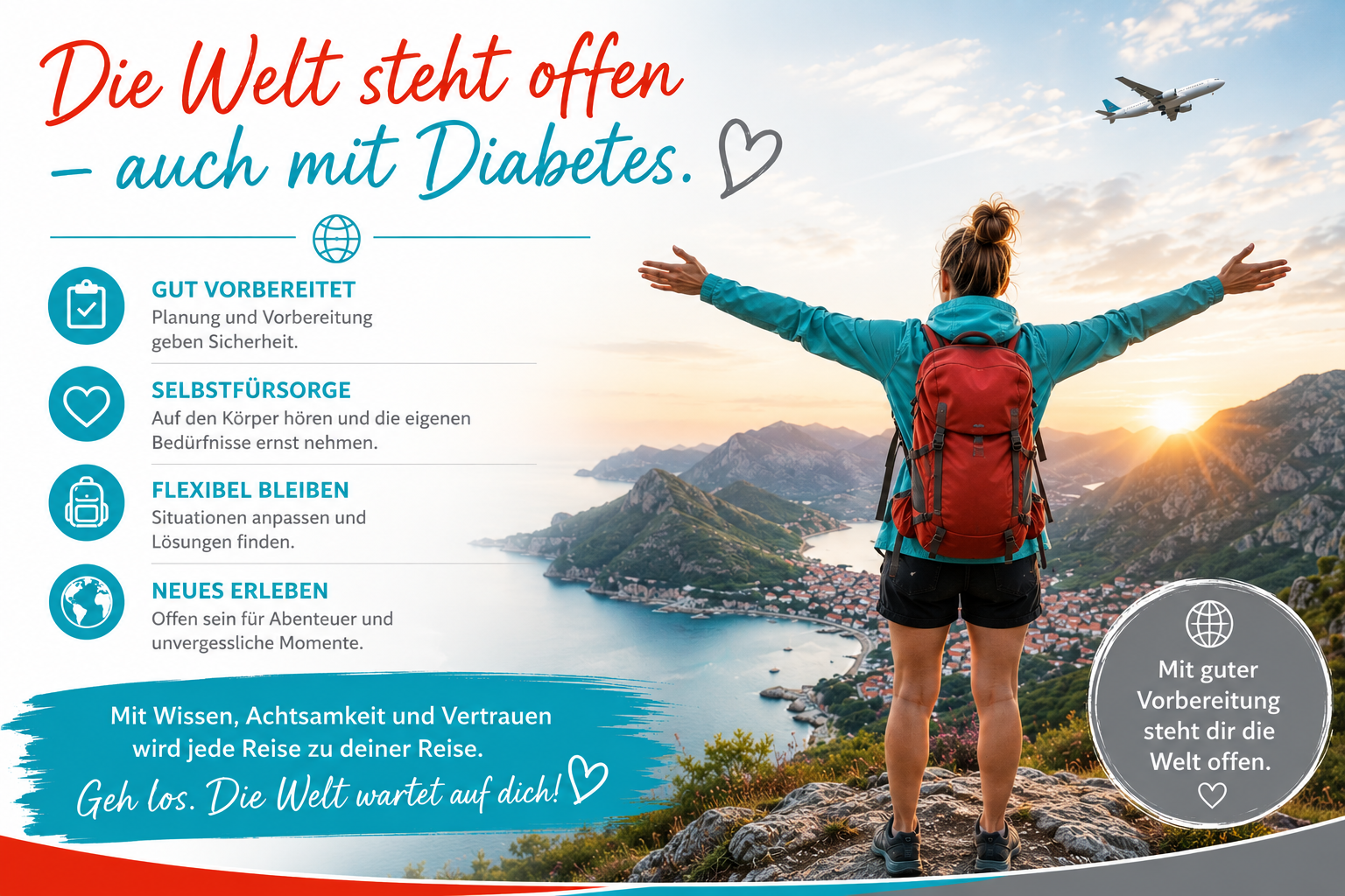 Die Weltsteht offen - auch mit Diabetes